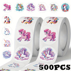 Unicorn Curl Stickers Scrapbook Sealing Stickers Laptop Phone Case