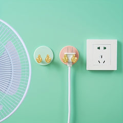 Power Socket Hook Punch Strong Traceless Cartoon Golden Finger Plug Hook