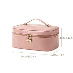 PU Makeup Bag Portable Cosmetic Bag Travel Large Make Up Case Organizer