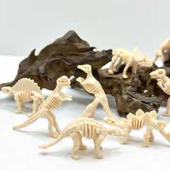 20pcs Mini Dinosaur Skeletons Set with Excavation Accessories