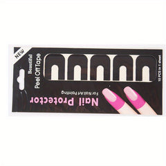 Nail Polish Protector Disposable Peel Off Tapes Skin Nails Glue Stickers