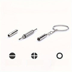 Mini Screwdriver Keychain Repair Tool for Eyeglass Goggles Lenses