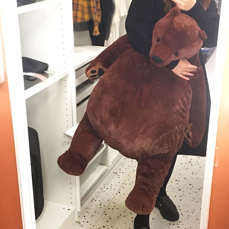 Giant Brown Bear Plush Toy Soft Stuffed Animal Doll Pillow