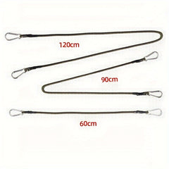 Heavy Duty Bungee Cords With Carabiner Clips for Tarp Waterproofing