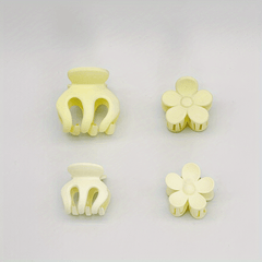 Small Flower Hair Claw Ponytail Side Clip