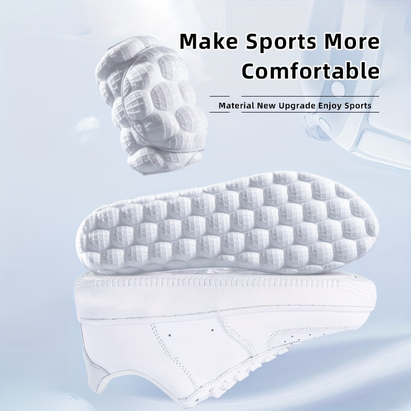 4D Orthopedic Soft Shock Absorption Running Shoe Pad Latex Insole