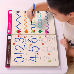 Colorful 32-Page Writing & Drawing Set for Kids with Erasable Pen & Refill
