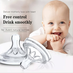 Avent Natural Baby Feeding Bottle Nipple 12M BPA Natural Slow Flow 1pcs