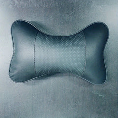 Car Headrest Faux Leather Neck Pillow Soft Seat Rest Cushion Auto SUV Decor