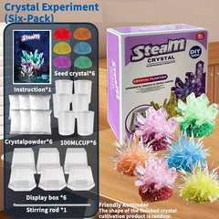 Crystal Planting Experiments Science Toys DIY Growable Crystals Set