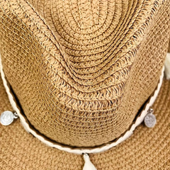 Stripe Paper Straw Hat for Men