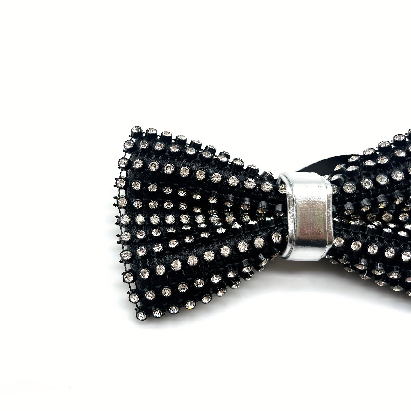 Men's Crystal Bow Tie with Artificial Diamond