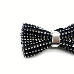 Men's Crystal Bow Tie with Artificial Diamond