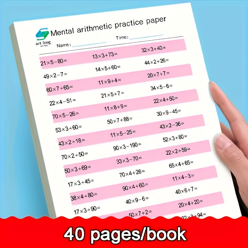 Mental Arithmetic Practice Papers English Version 160 Pages