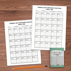Addition & Subtraction Workbook: School & Home Learning
