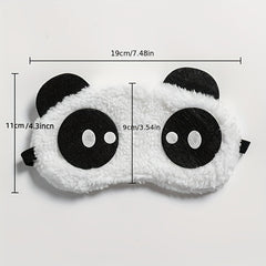 Plush Panda Eye Mask for Sleeping at Home or Outdoors