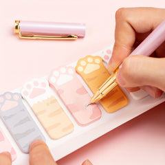 Cat Claw Shaped Sticky Notes 120 Pages