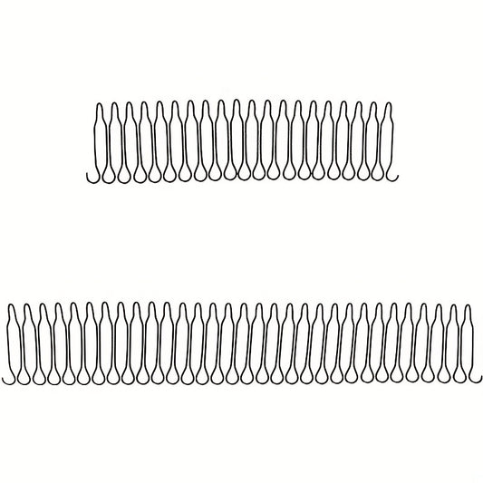 2pcs Elastic Hair Comb Pin Invisible Hair Pin For Side Hair Band Alloy Hairpin
