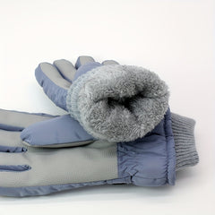 Warm Touch Screen Skiing Gloves - Windproof & Waterproof