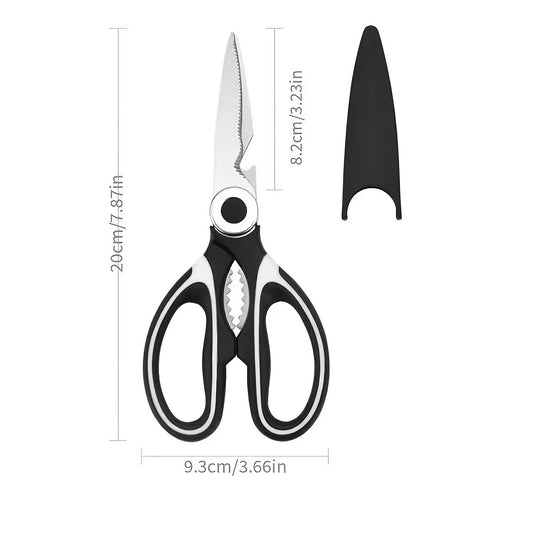 Stainless Steel Kitchen Scissors Food Scissors Strong Chicken Bone Scissors