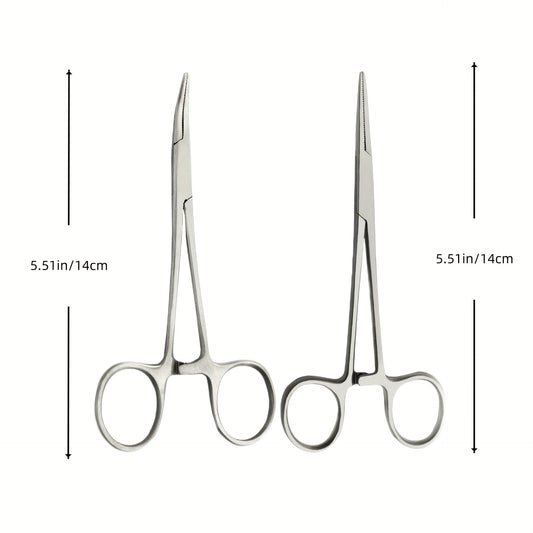 Dog Ear Hair Plucking & Bleeding Control Tweezers Set