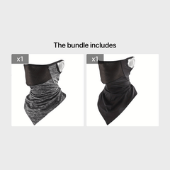 Ice Silk Sunscreen Riding Ear Hanging Ear Mask Breathable Mesh