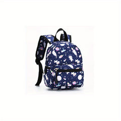 Colorful Dinosaur Backpack for Kids with Padded Back and Adjustable Straps