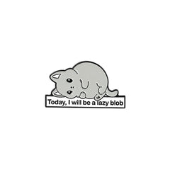6pcs Animals Alloy Brooch Cartoon Rabbit Hamster Letter Anti-slip Button