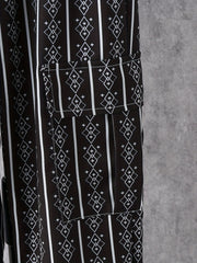 Boy's Geometric Print 2pc Shirt & Pants Set