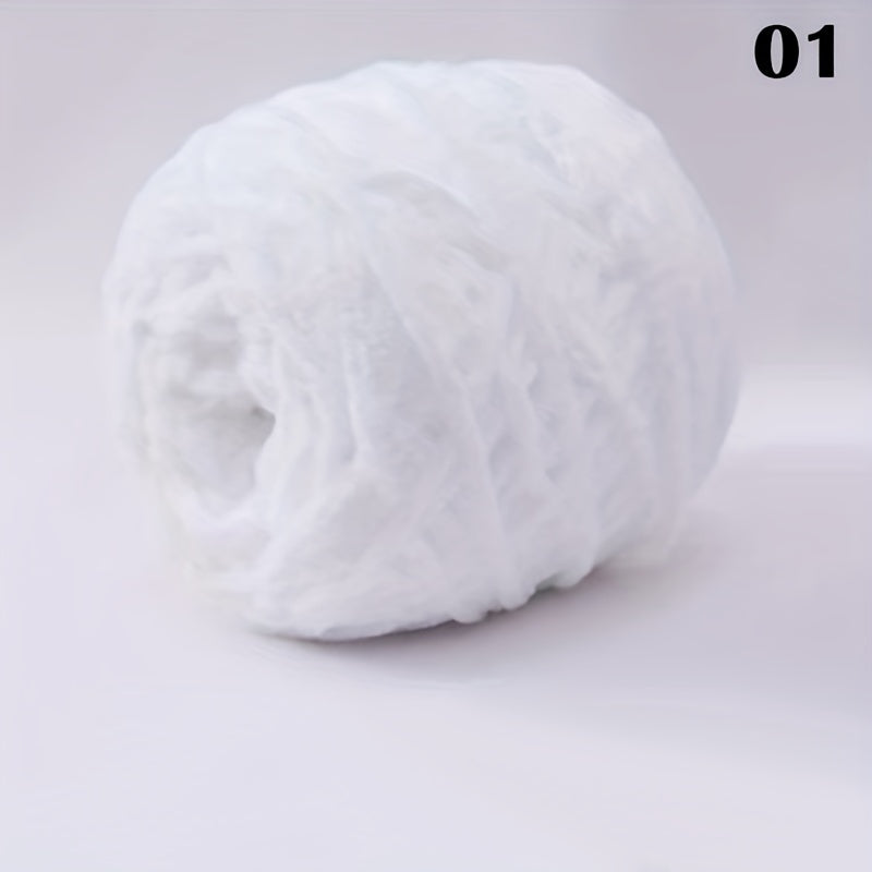 Chenille Golden Velvet Hand Knitted Wool 100g pc