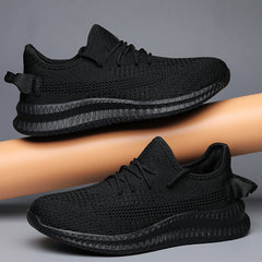 Men's Lace Up Mesh Shoes Lightweight Casual Sneakers