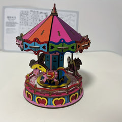Colorful 3D Ferris Wheel Wooden Puzzle Kit 177 Small Parts Home Decor Gift