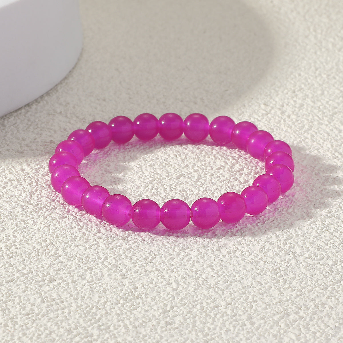 Colorful Hand String Elastic Beaded Women's Bracelet