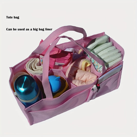 7 Grid Non Woven Hand Held Mommy Bag