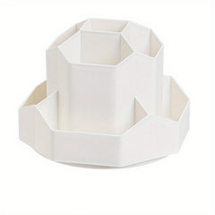 360 Rotating Cosmetic Organizer Box Makeup Brush Case Holder Lipstick Holder