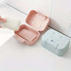 3pcs Rectangle Soap Box Travel Soap Container With Lid