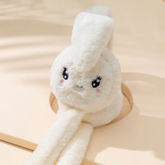 Rabbit Ear Moving Earmuffs Funny Ear Warmer For Women