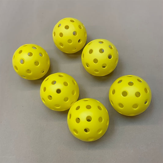 6pcs Pickleballs With Grip Tapes Set For Pickleball Racket