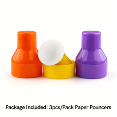 Colorful Paper Pouncers DIY Scrapbook Inking Sponge Set With Storage Cases