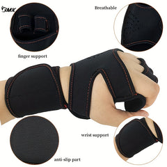 Unisex Weightlifting Fingerless Gloves For Fitness Gym