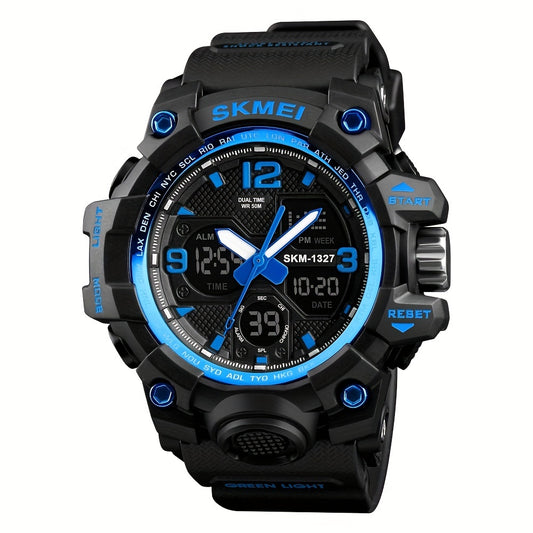 Boys Sports Watch Dual Display Electronic Waterproof Watch