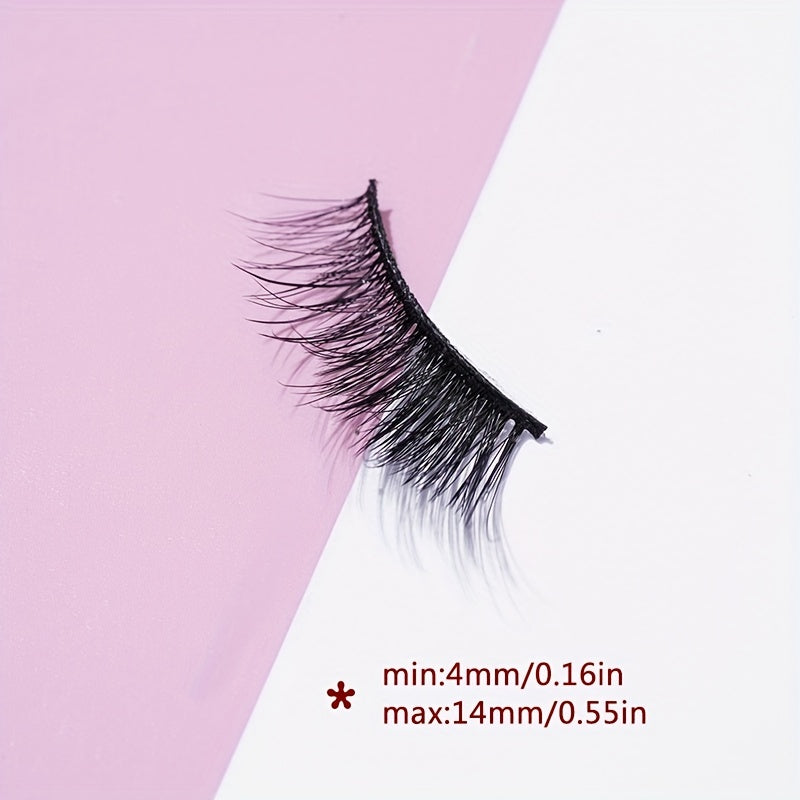 10 Pairs Half False Eyelashes Cat Eyes Look Natural Cross Lashes Eye Tail...