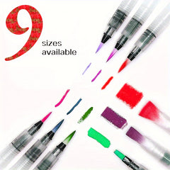 Watercolor Brushes & Solid Paint Set for Ages 14+