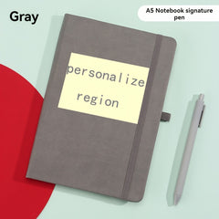 Personalized Pattern Hard Notebook with Signature Pen