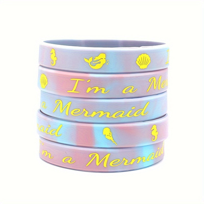 2pcs Sports Bracelet Gift For Women Elastic Ocean World Luminous
