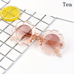 Sunflower Shaped Sunglasses UV400 Summer Eyewear for Party Outdoor Activities