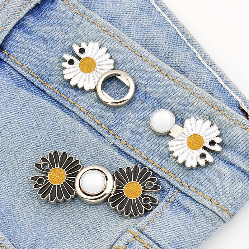 Little Daisy Pants Waist Buckle Elastic Adjustment Botton