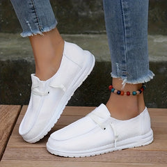 Women's Flat Loafers Slip-On Lace-Up Lightweight Shoes