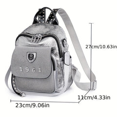 Y2K Rhinestone Backpack Purse Studded Crossbody Bag for Women