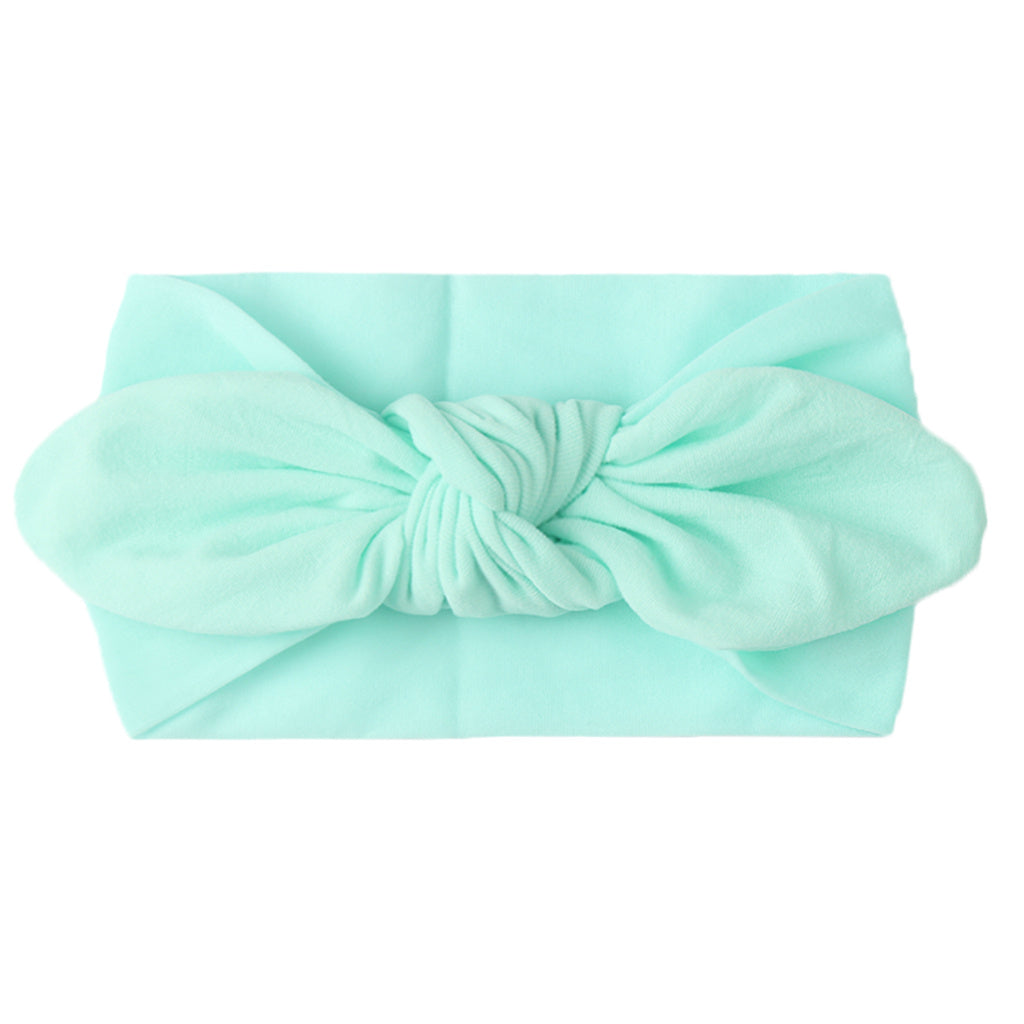 Baby Girls Nylon Rabbit Ear Headbands for Newborn